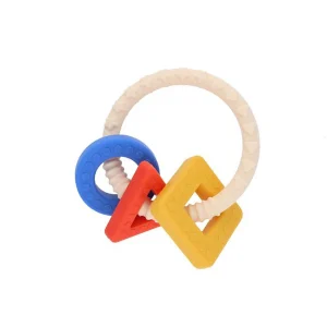 Anillo Mordedor DenticiĂ³n Con Formas Y Texturas Petit Dej